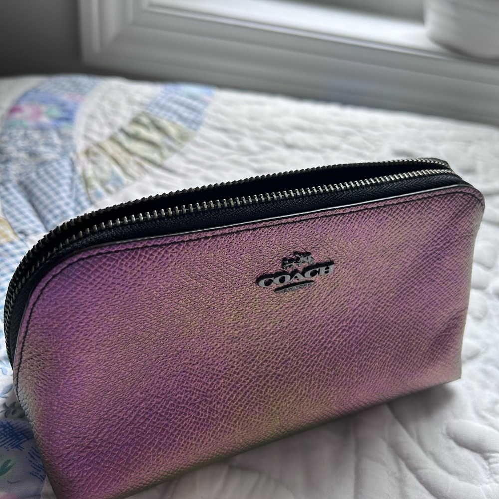 Coach Hologram Cosmetic Case-NWOT